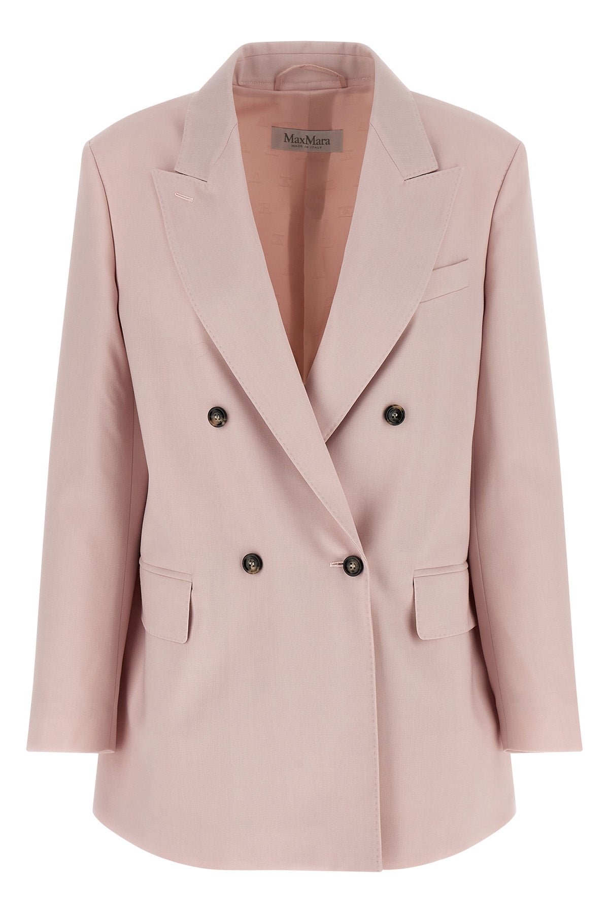 mxmombrosa double-breasted blazer in wool