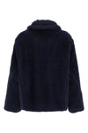 mxmfuggito short coat in alpaca and wool teddy fabric on a silk base
