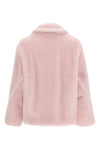 mxmfuggito short coat in alpaca and wool teddy fabric on a silk base