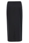 mxmpaggi midi skirt in stretch cotton satin