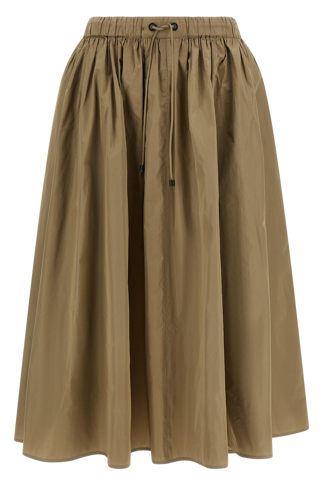 MAX MARA 40 mxmlonza midi skirt in silk blend taffeta