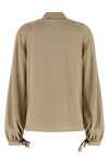 mxealare pure silk heavy satin shirt
