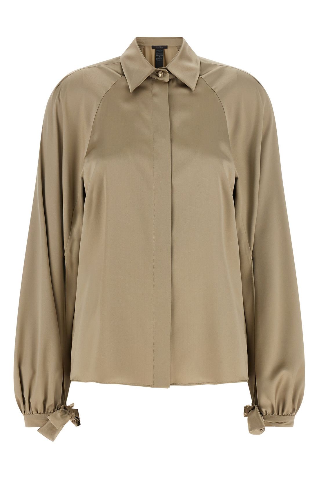 MAX MARA 38 mxealare pure silk heavy satin shirt