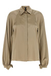 mxealare pure silk heavy satin shirt