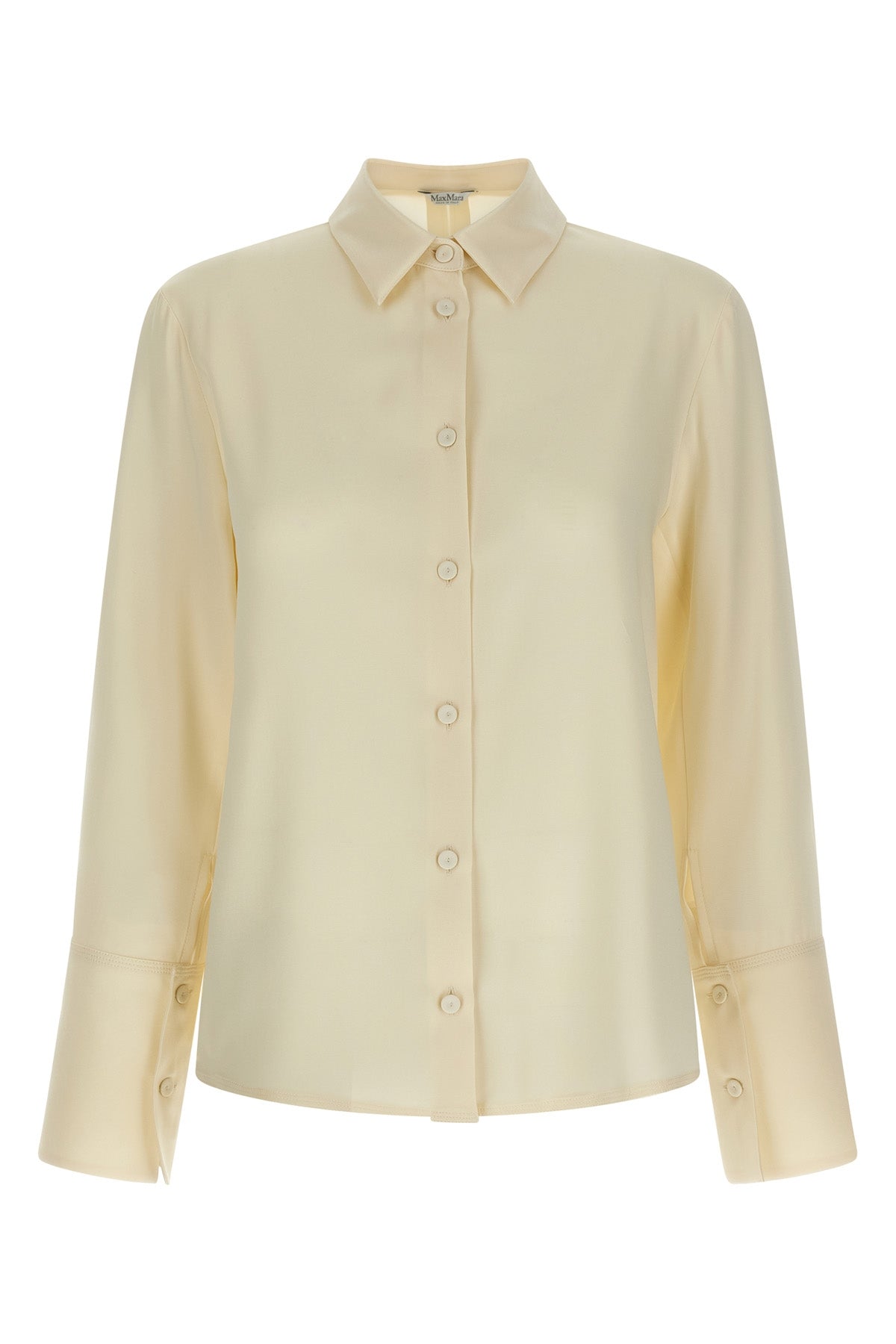 mxpvoliera stretch silk crêpe de chine shirt