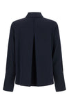 mxpvoliera stretch silk crêpe de chine shirt