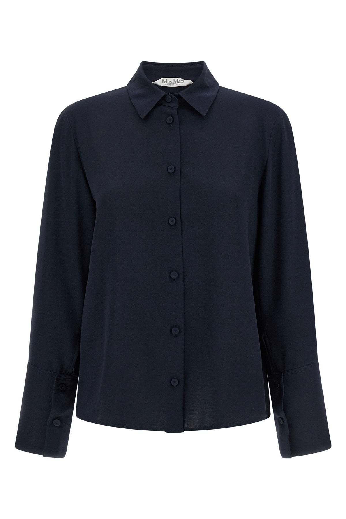 mxpvoliera stretch silk crêpe de chine shirt