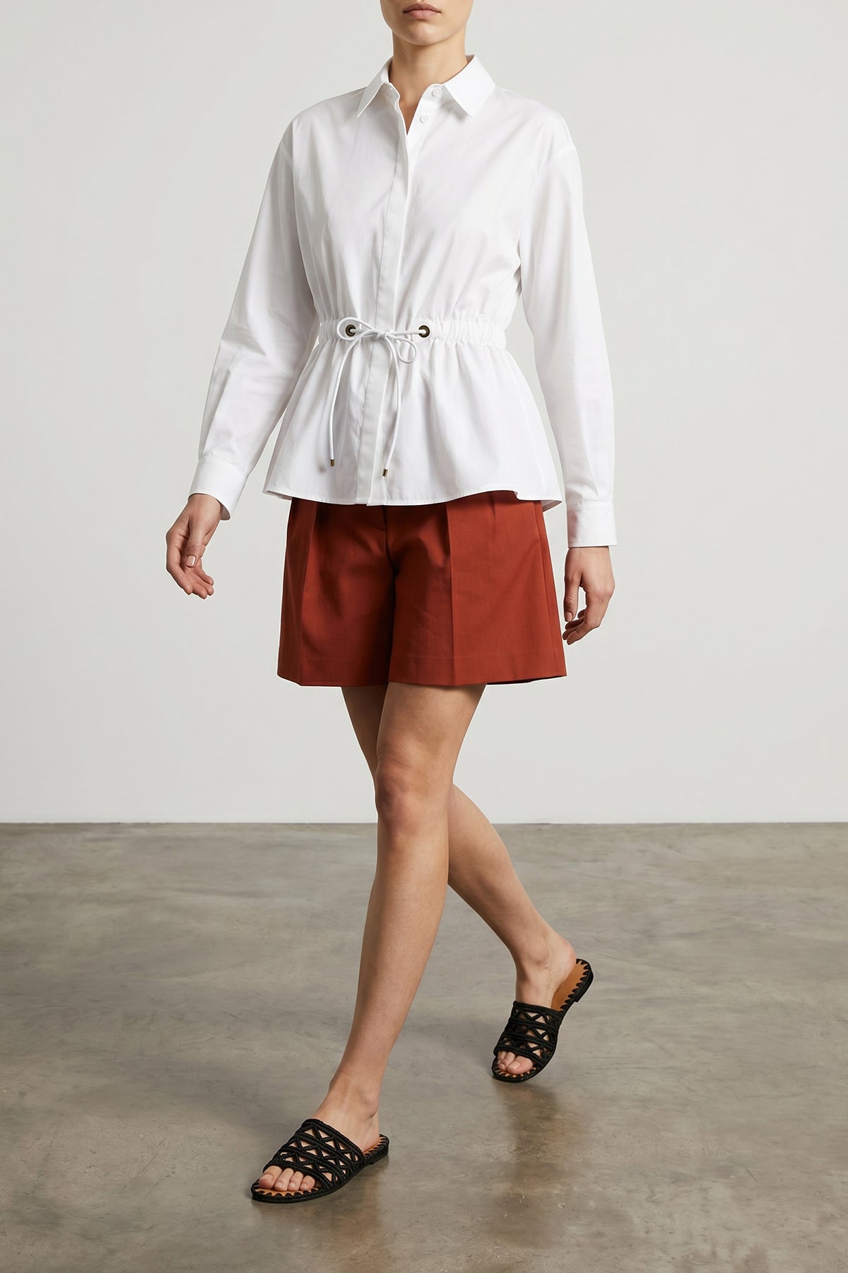 mxmtazzina pure cotton poplin shirt