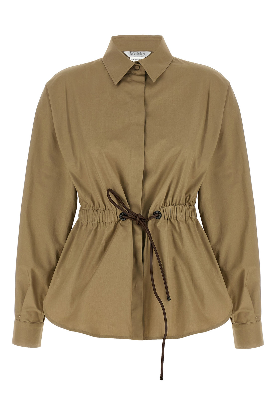 MAX MARA 40 mxmtazzina pure cotton poplin shirt