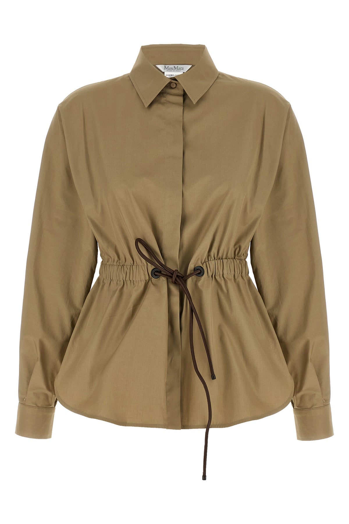 mxmtazzina pure cotton poplin shirt