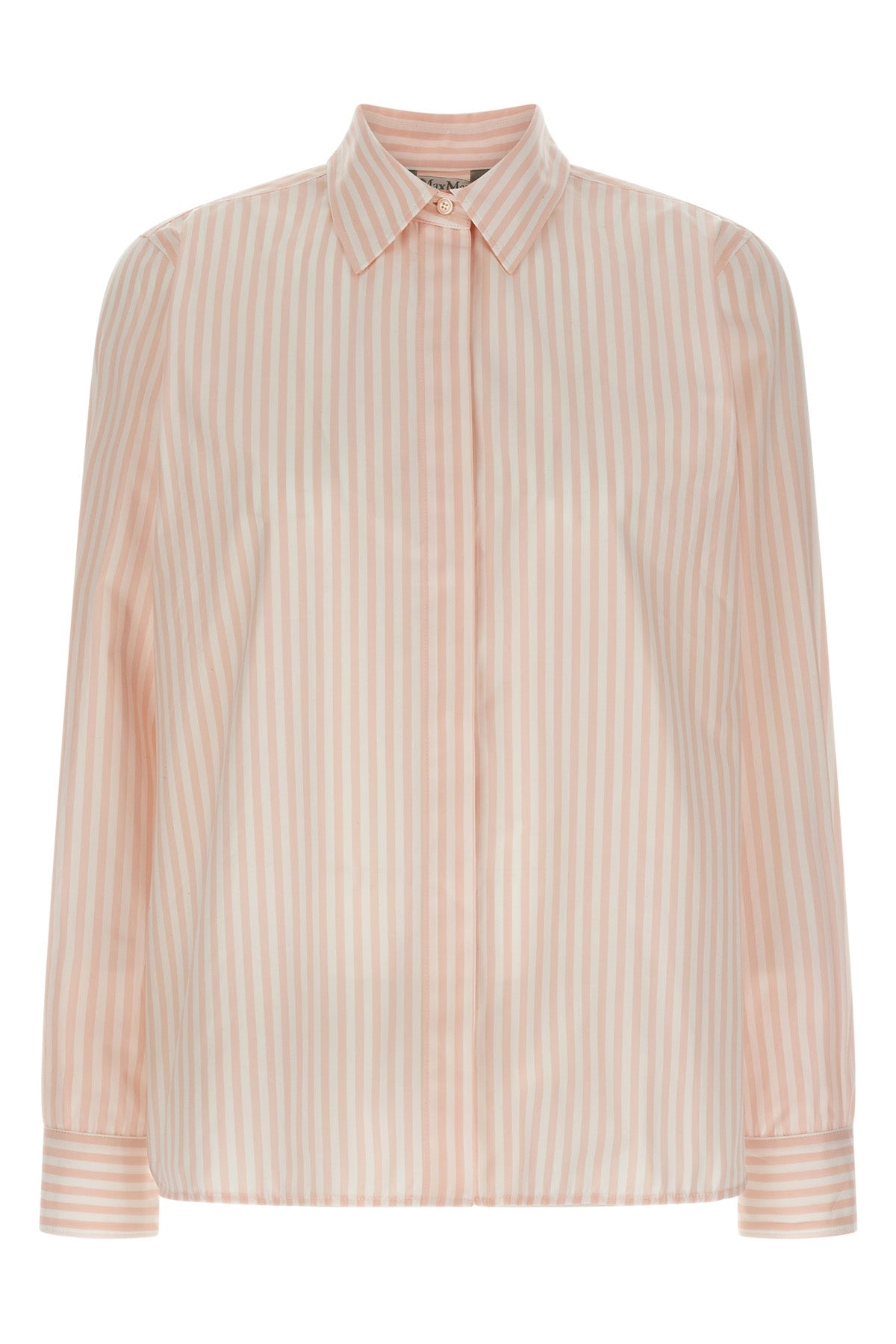 mxmmaccenni striped cotton poplin shirt