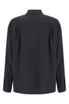 mxmsiamese shirt in pure washed silk canvas