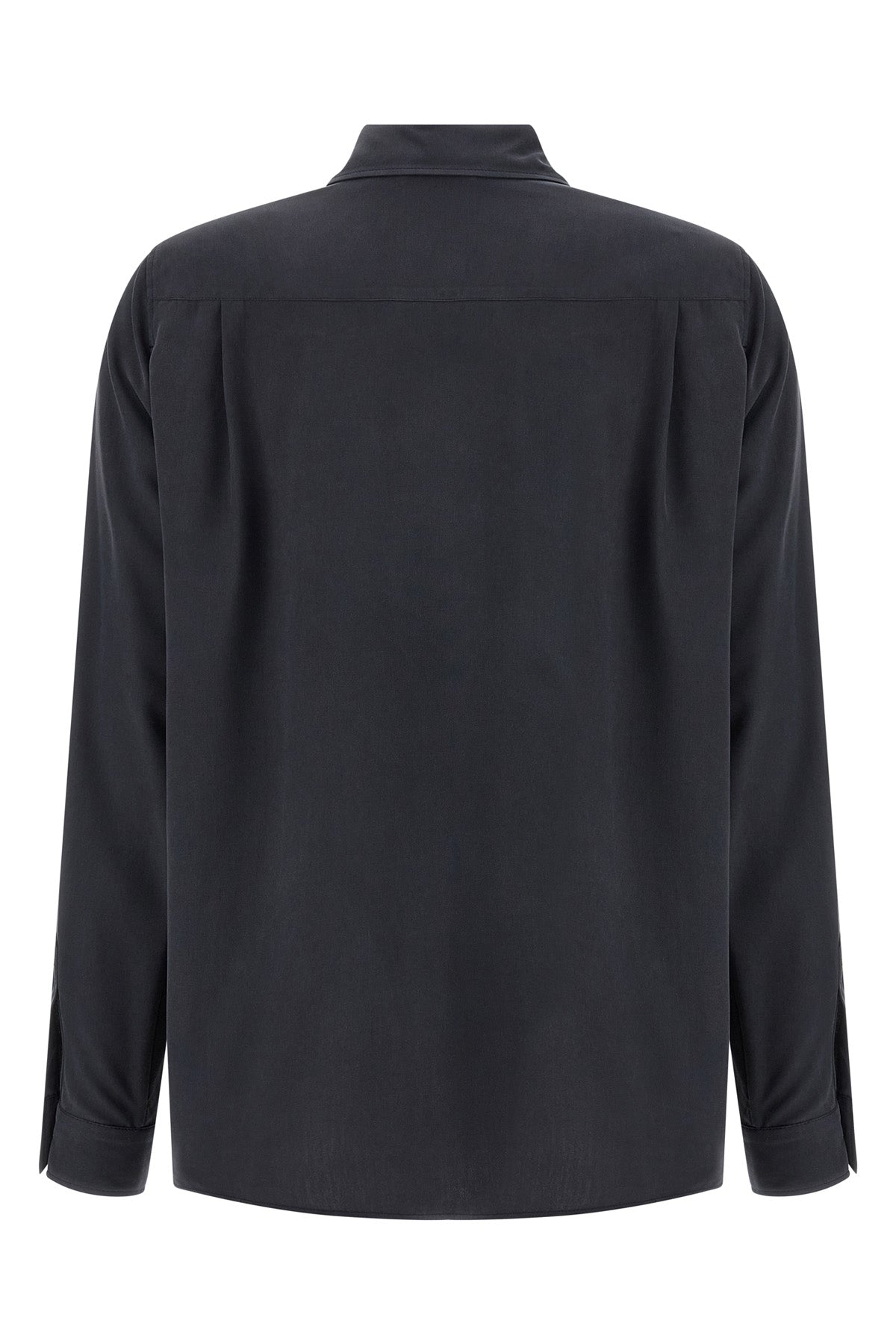 mxmsiamese shirt in pure washed silk canvas