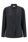 mxmsiamese shirt in pure washed silk canvas
