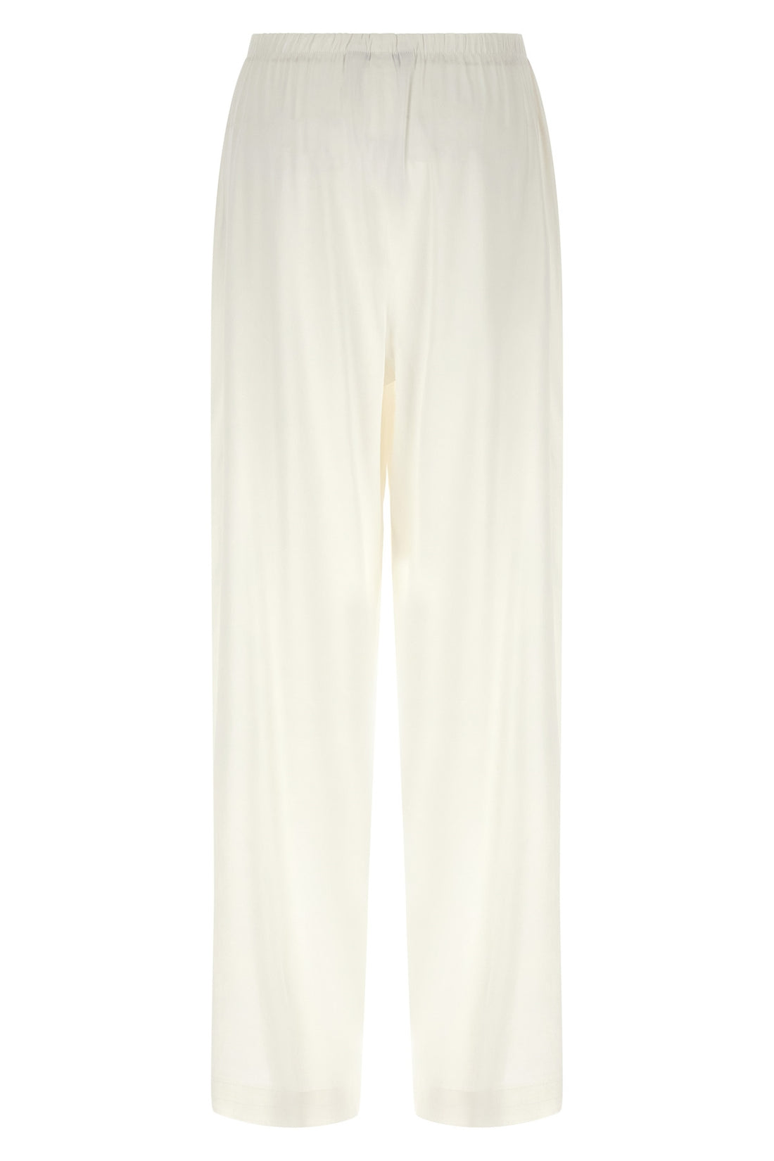 MAX MARA 38 mxpdestino pants in linen canvas and stretch viscose