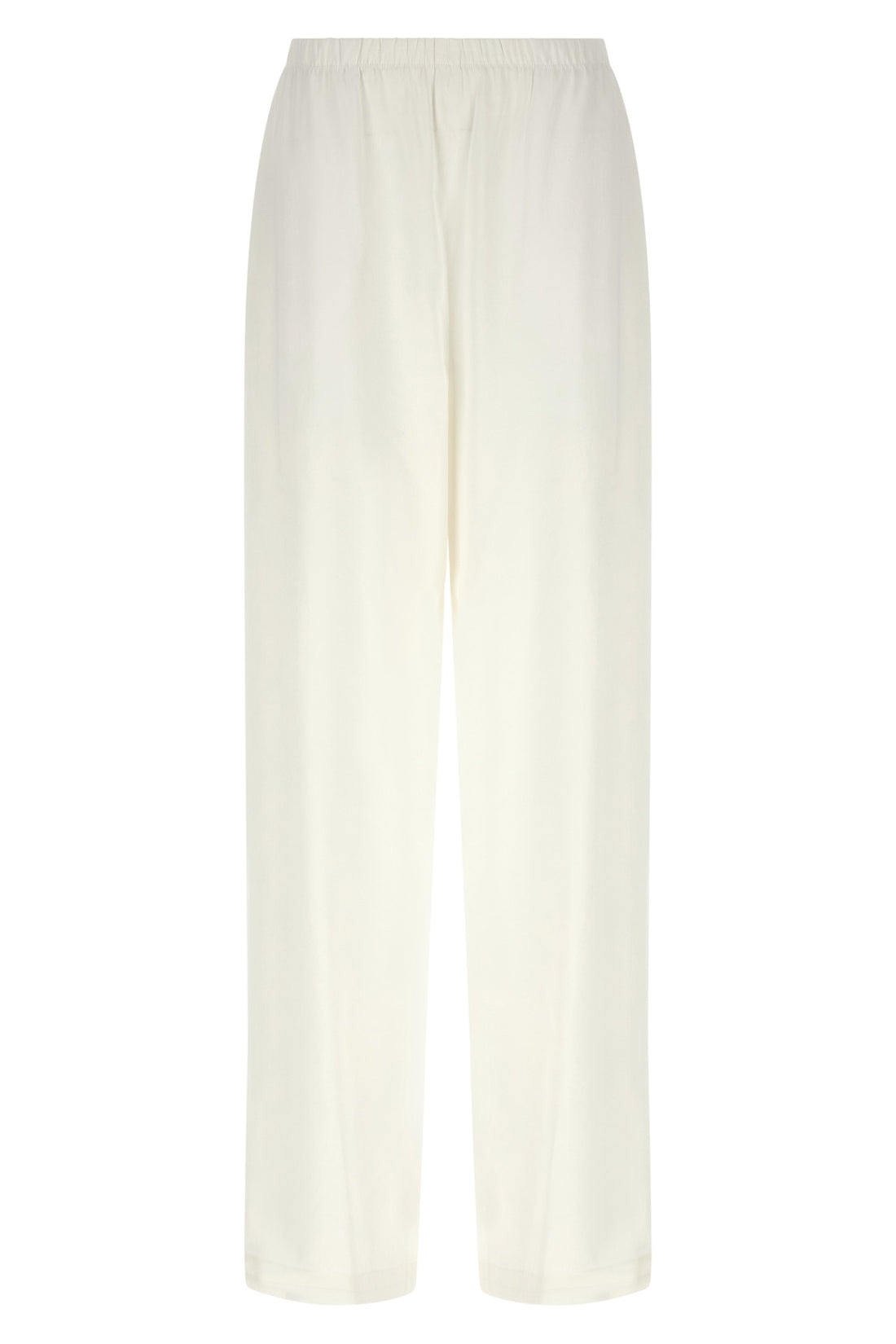MAX MARA 38 mxpdestino pants in linen canvas and stretch viscose