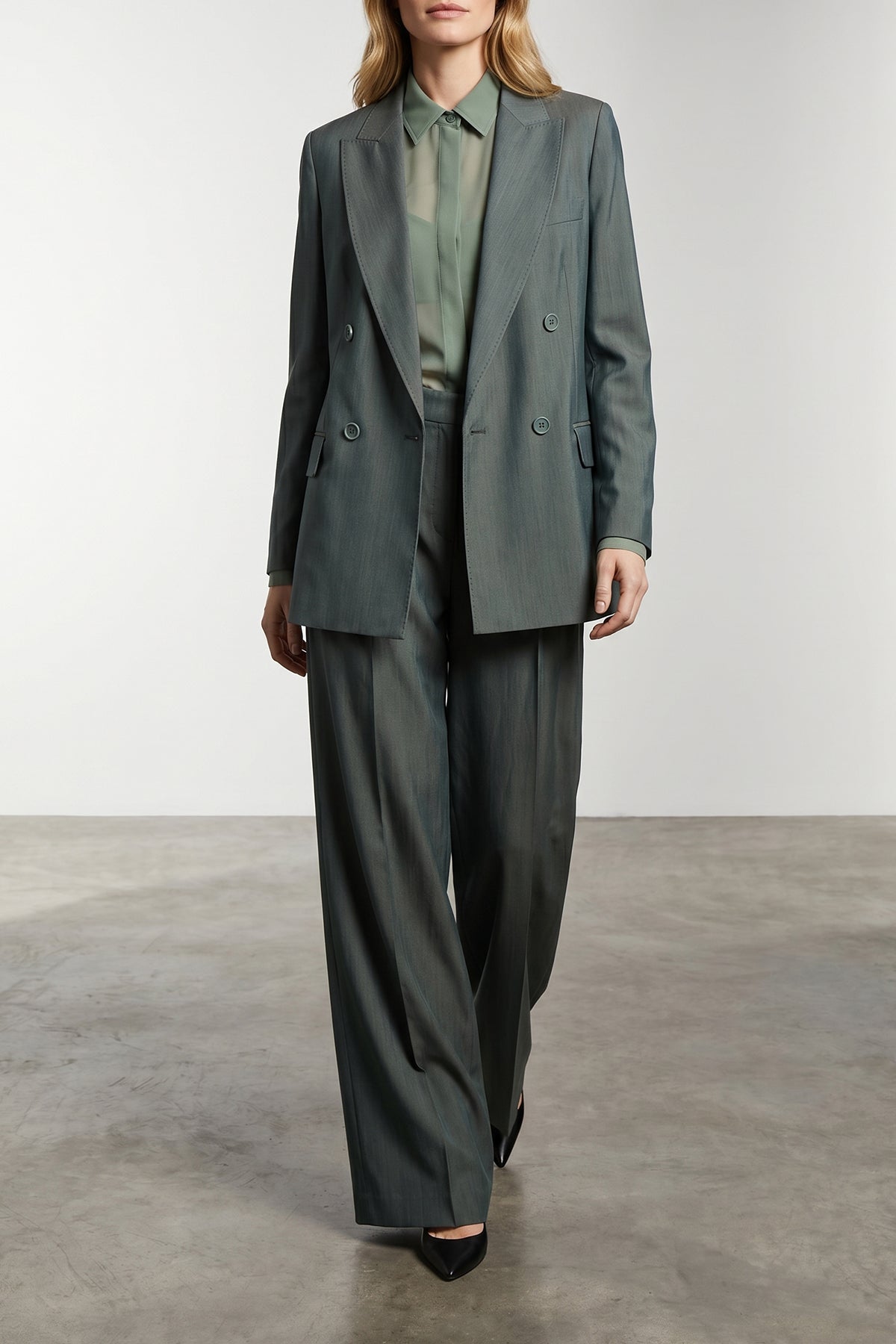 mxgiallo wool and silk trousers