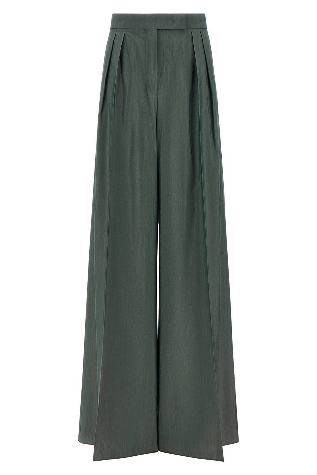 MAX MARA 42 mxgiallo wool and silk trousers