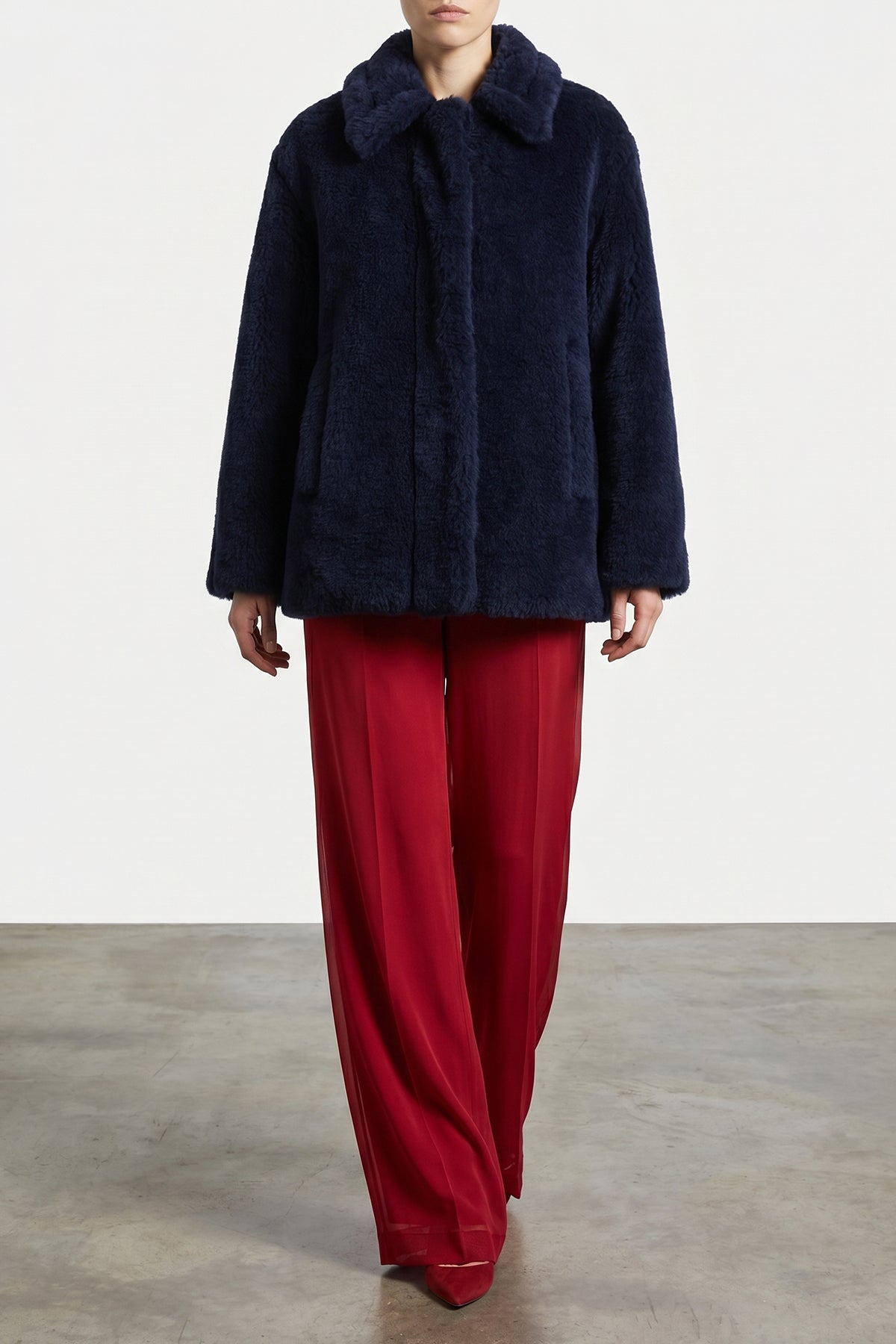 mxeolivi silk organza pants