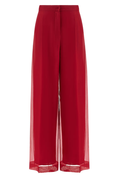 mxeolivi silk organza pants