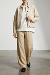 mxmoro pants in washed linen and silk twill