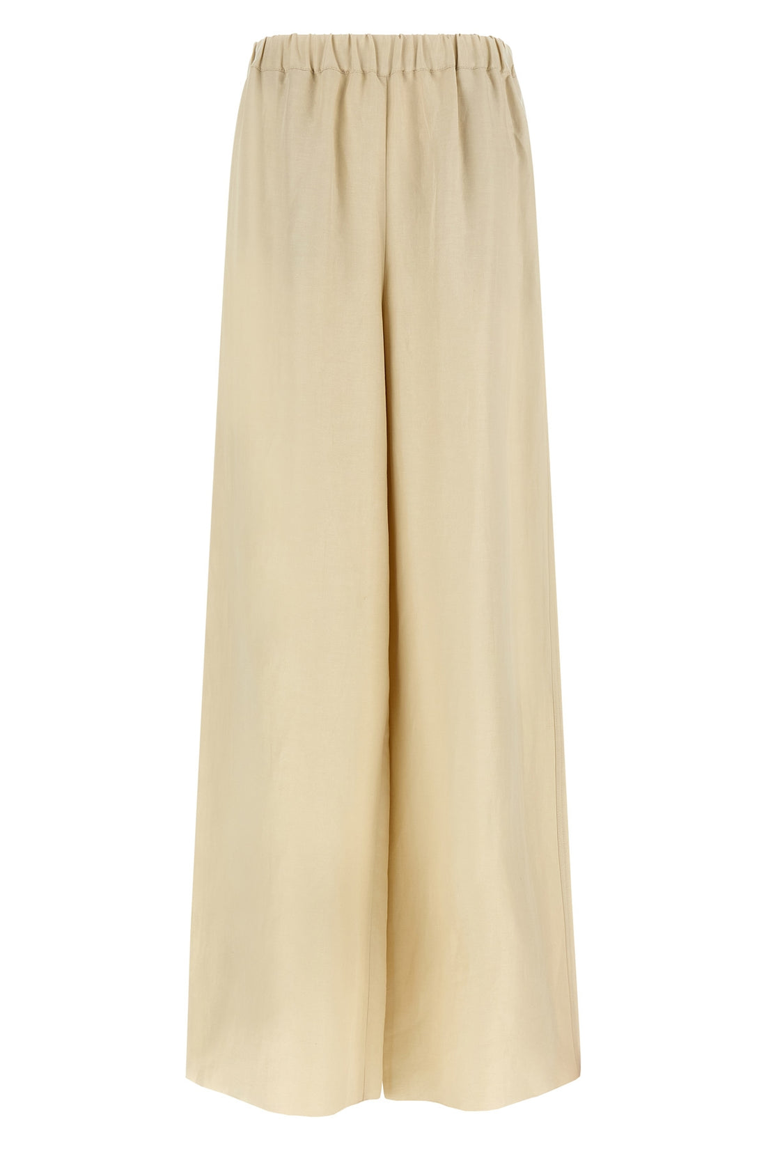 MAX MARA 42 mxmoro pants in washed linen and silk twill