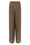 mxmvischio pure silk twill pants