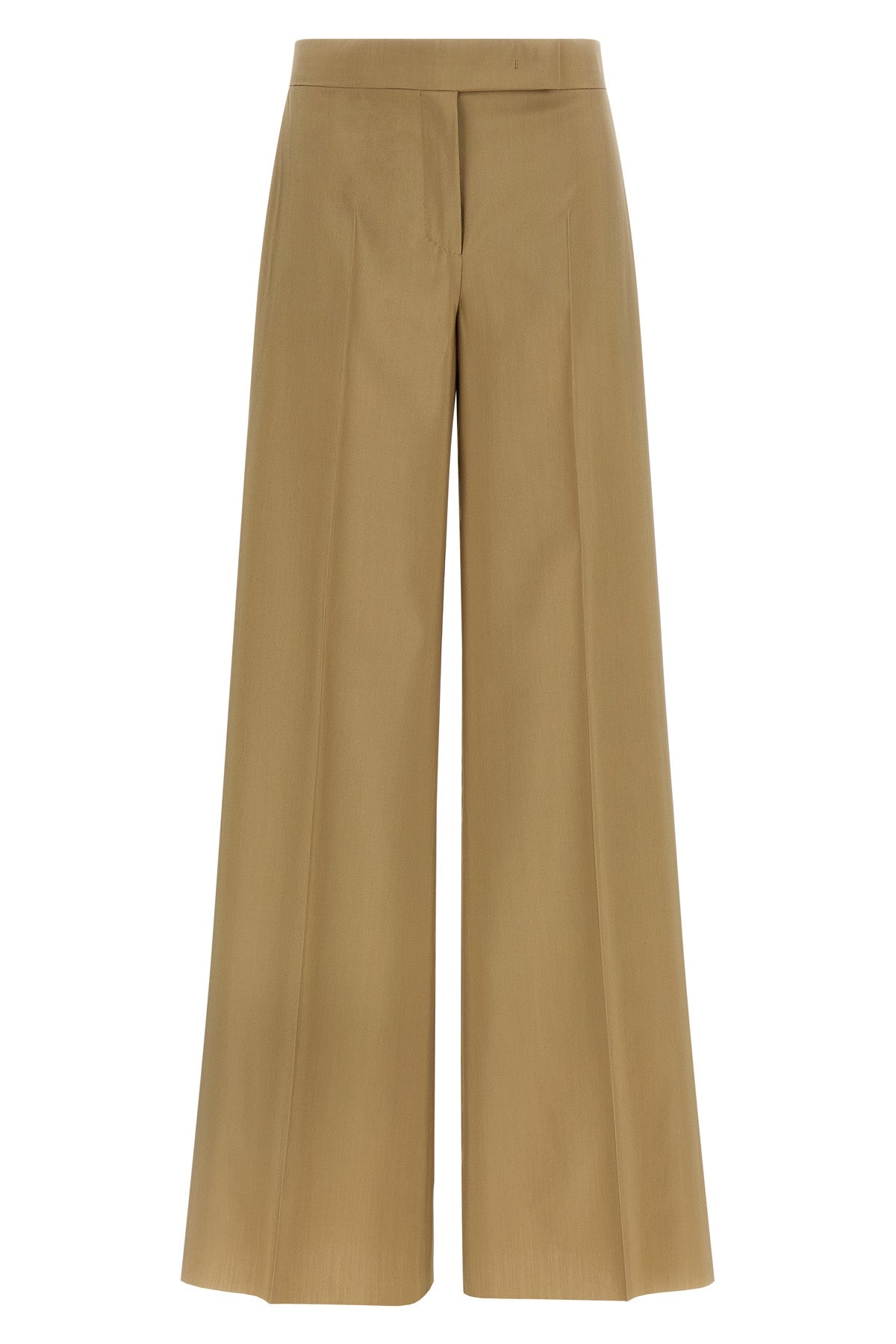 mxsbronte trousers in light wool and silk poplin finished