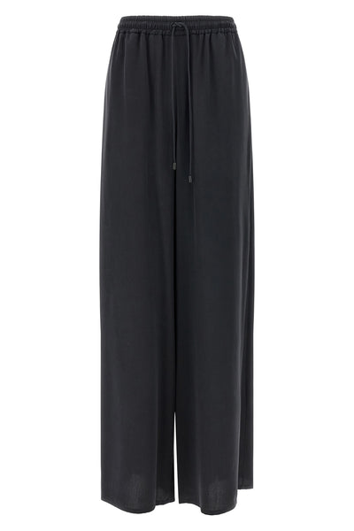 mxmgenero pants in pure washed silk canvas