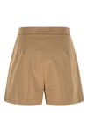 mxmtabacco shorts in stretch cotton satin
