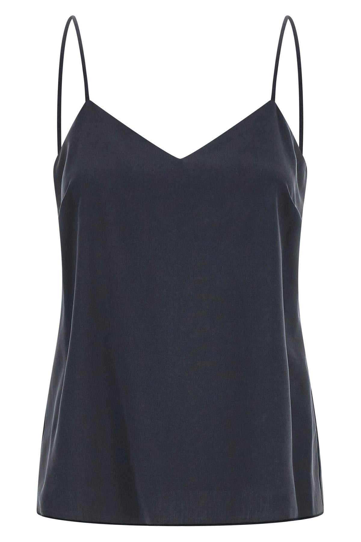 mxmunghia top in pure washed silk canvas