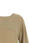 mxegattini pure heavy silk crepe de chine blouse