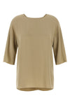mxegattini pure heavy silk crepe de chine blouse