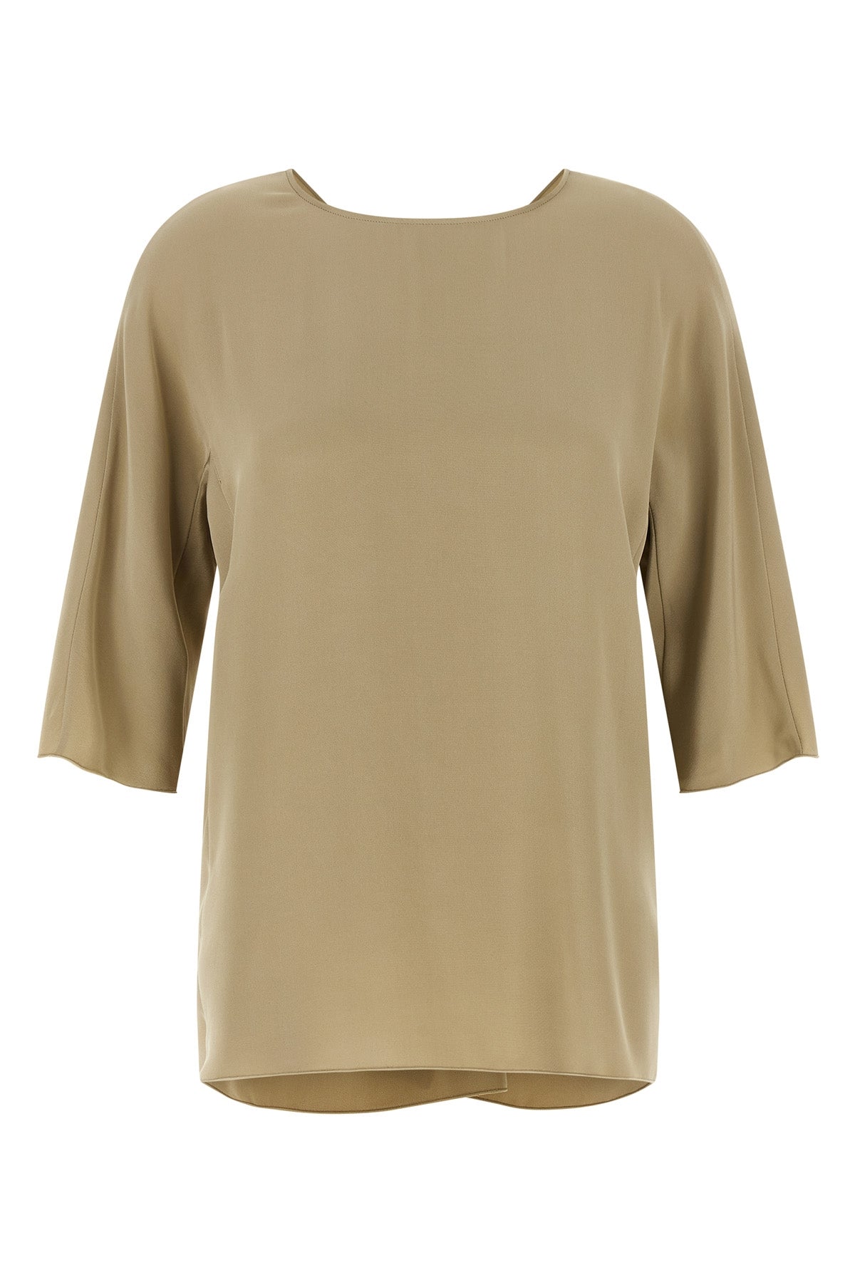 mxegattini pure heavy silk crepe de chine blouse