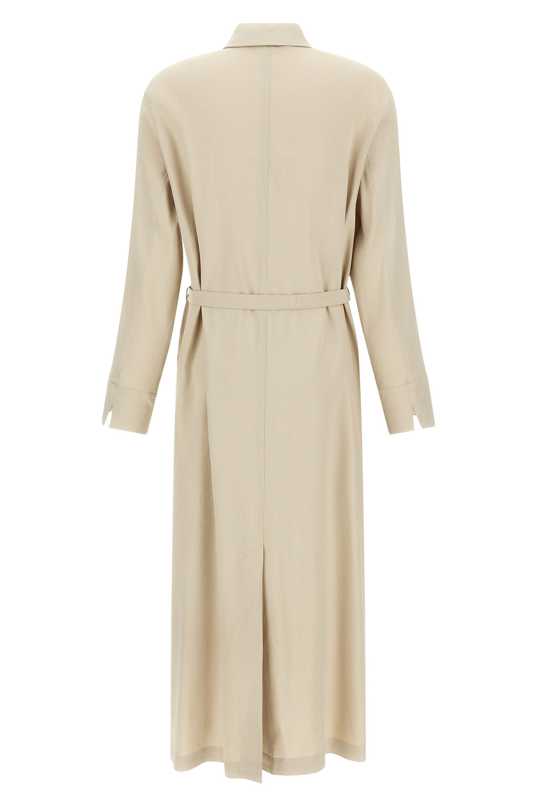 MAX MARA 38 long mxpnordica dress in linen and stretch viscose