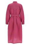 long mxmlord striped cotton poplin dress