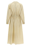 long mxmpedaggi dress in pure cotton poplin