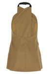 mxsnuraghe double-breasted blazer in light wool and silk poplin