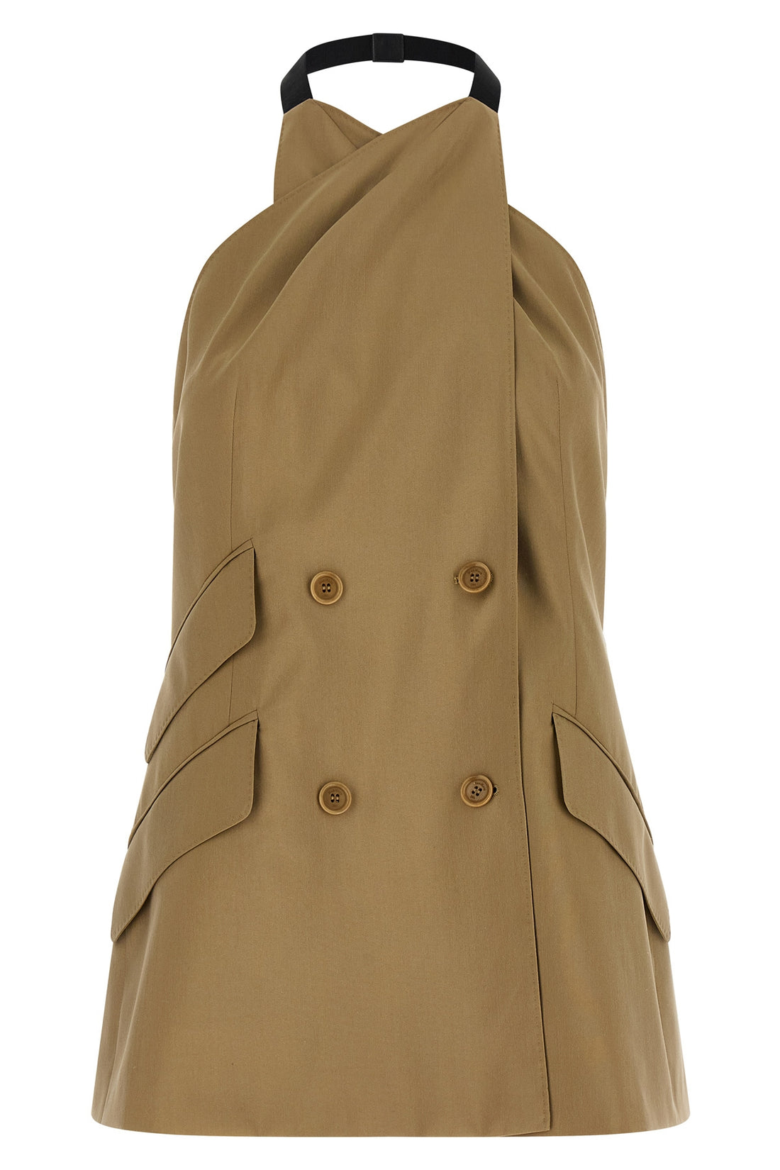 MAX MARA 38 mxsnuraghe double-breasted blazer in light wool and silk poplin