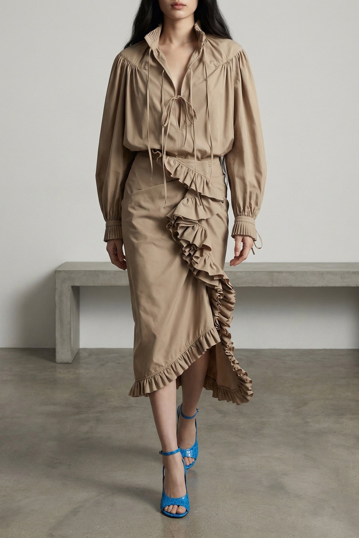 catya cotton poplin shirt