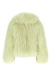 the blancha mongolia shearling jacket features a voluminous silhouette defined