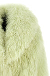 the blancha mongolia shearling jacket features a voluminous silhouette defined