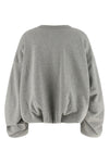 hannett double face mélange cotton sweatshirt