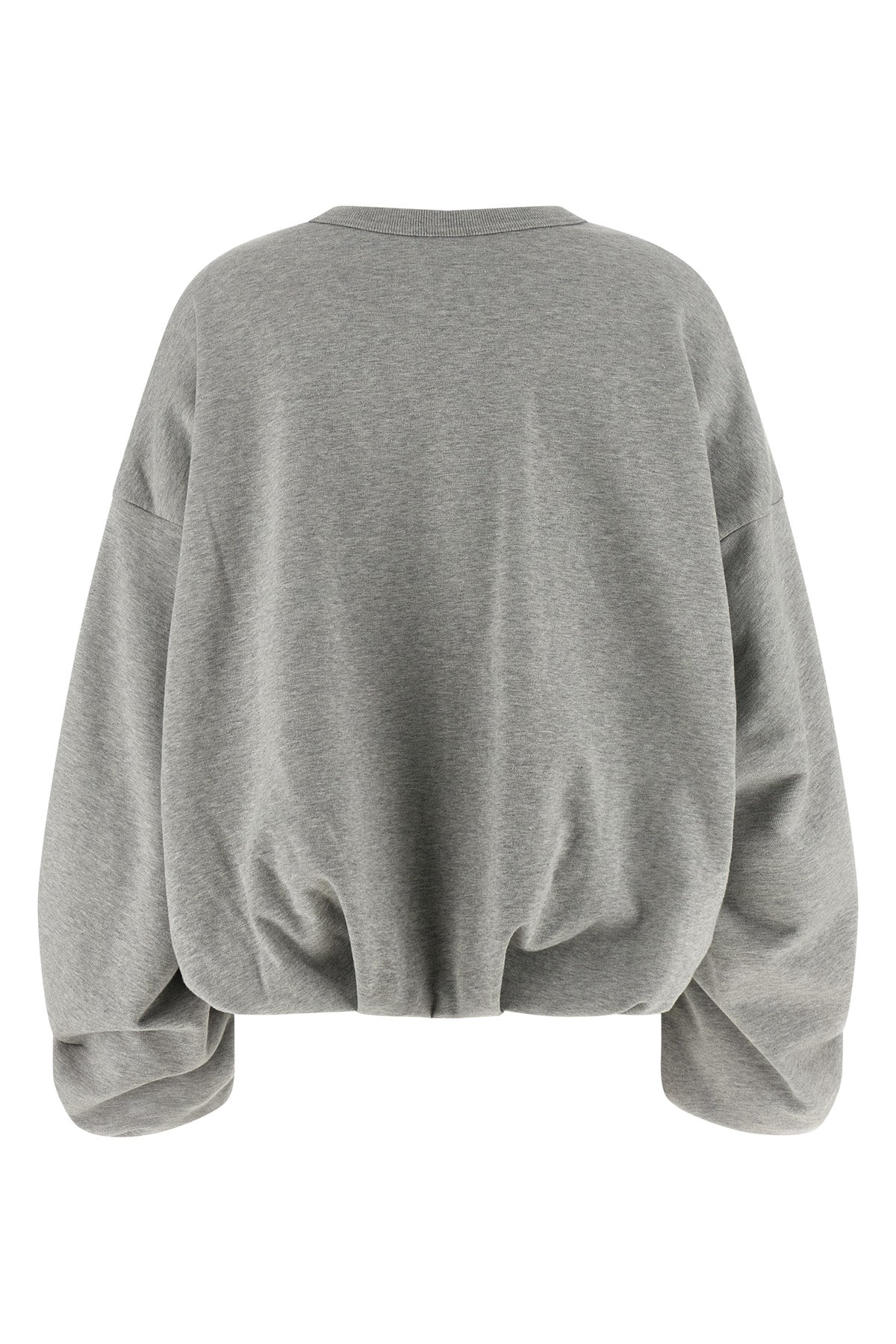 hannett double face mélange cotton sweatshirt