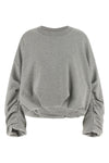 hannett double face mélange cotton sweatshirt