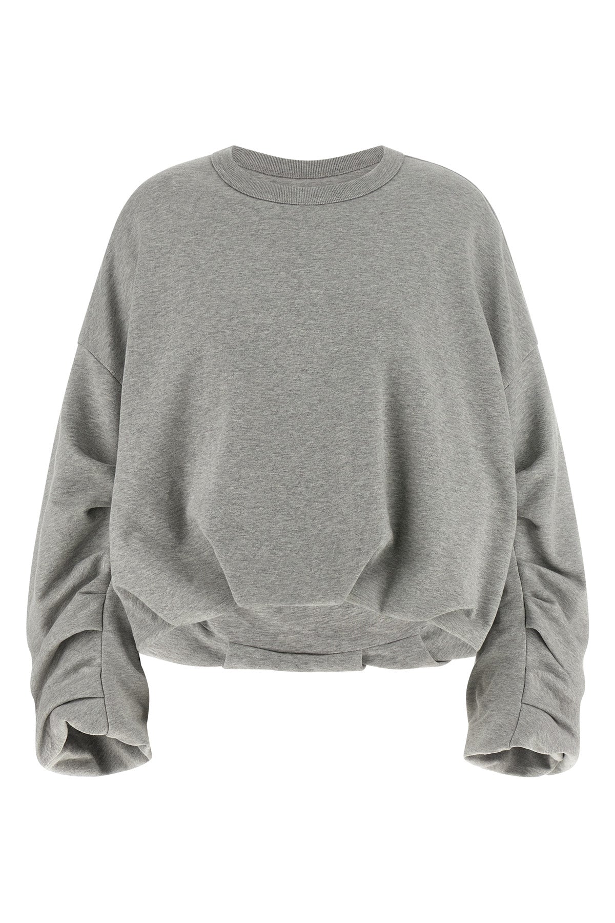 hannett double face mélange cotton sweatshirt
