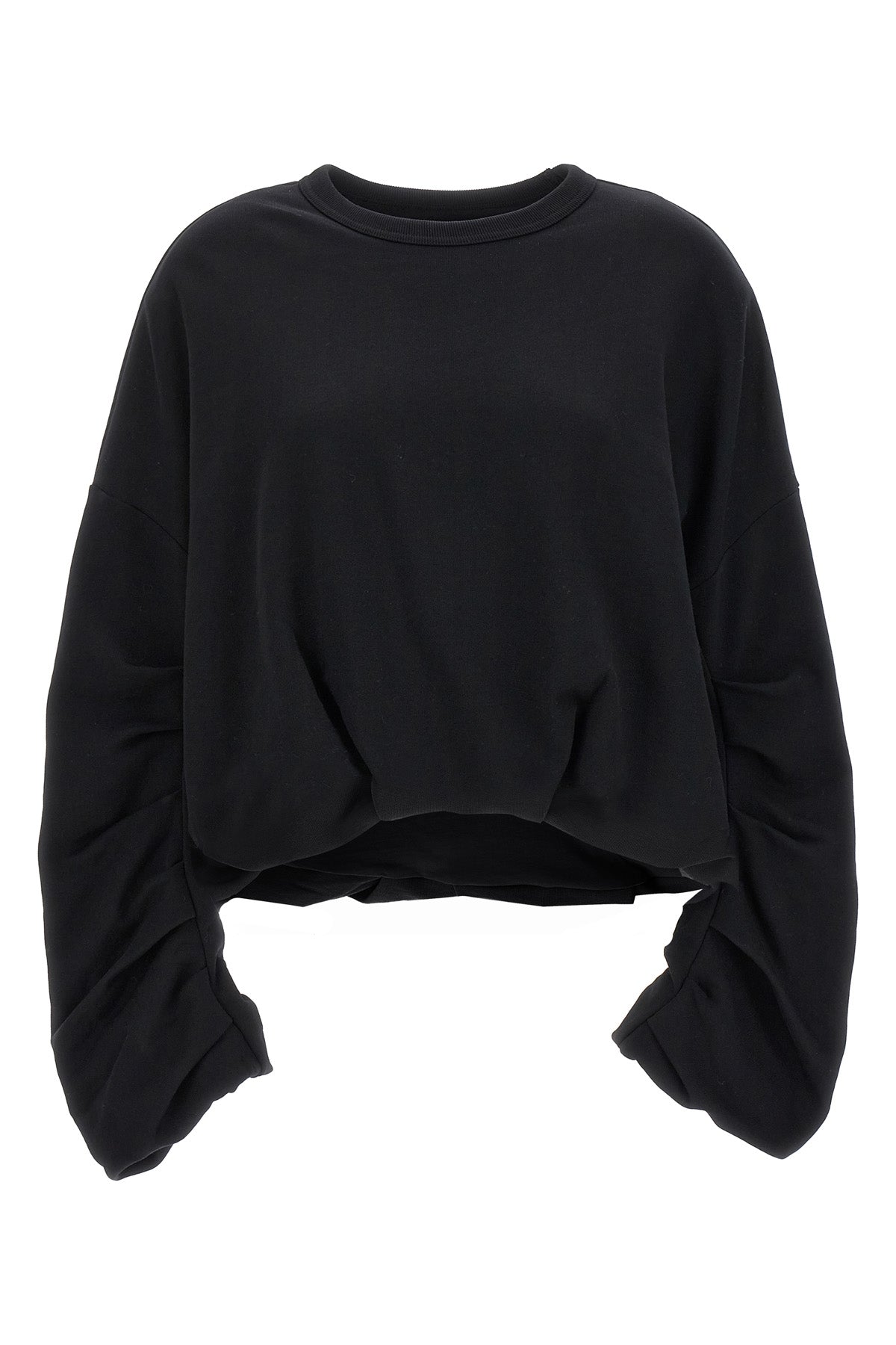 hannett double face mélange cotton sweatshirt