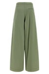 hadium mélange gauze cotton trousers