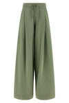 hadium mélange gauze cotton trousers