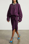 hanam midi skirt in fleece cotton